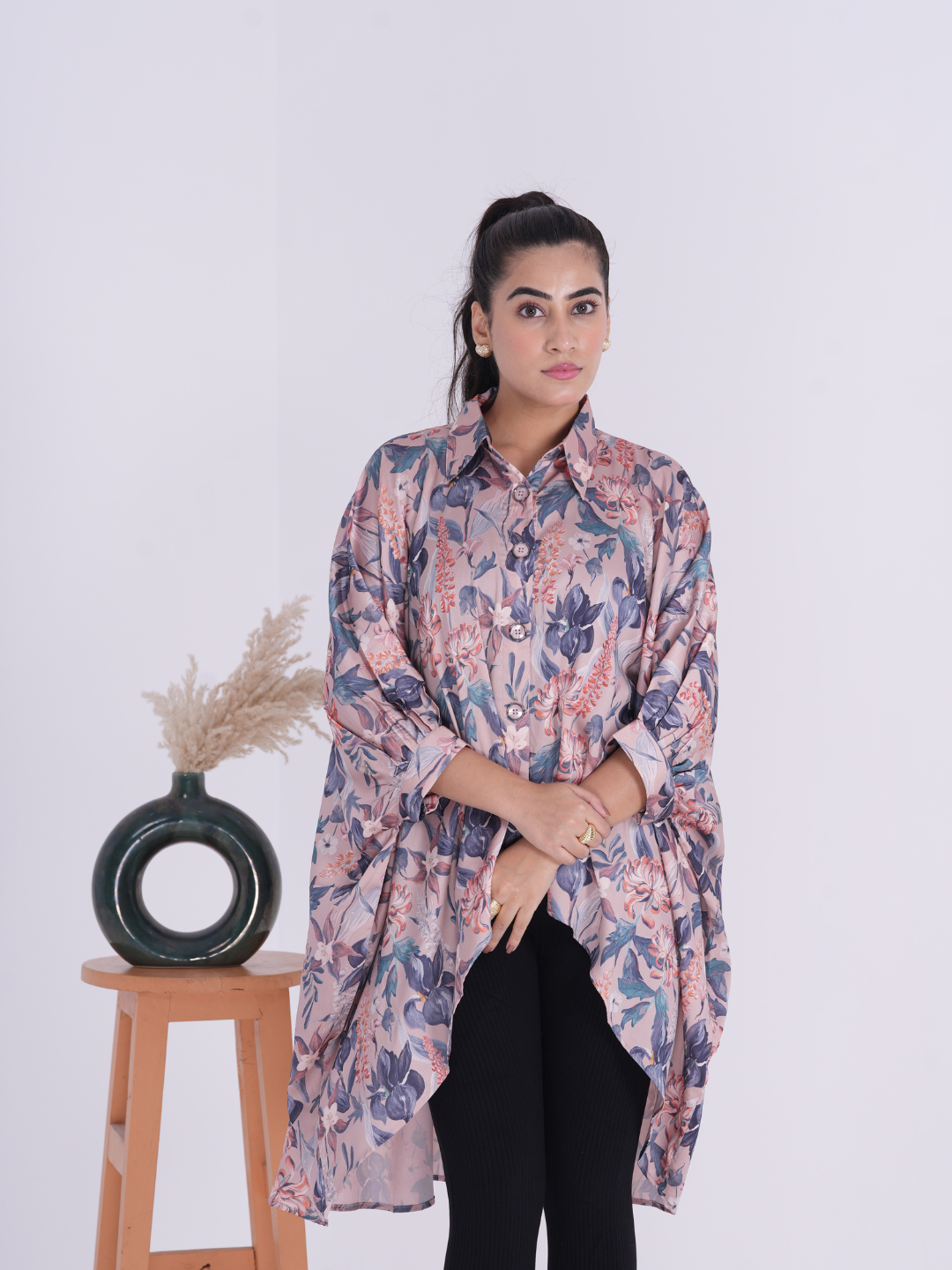 Floral Kaftan Shirt