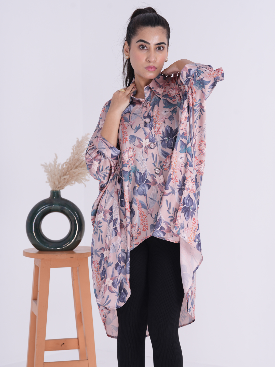 Floral Kaftan Shirt