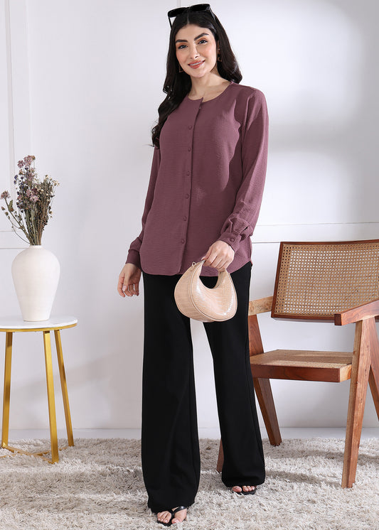 Dusky Rose full sleeves shirt